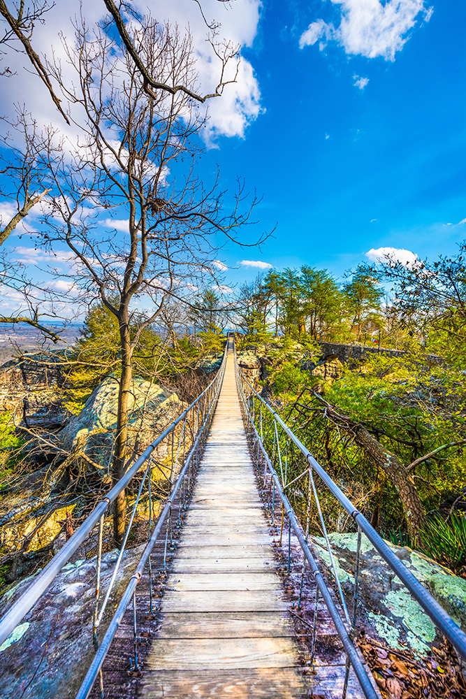Path in Rock City on Lookout Mountain in Chattanooga
